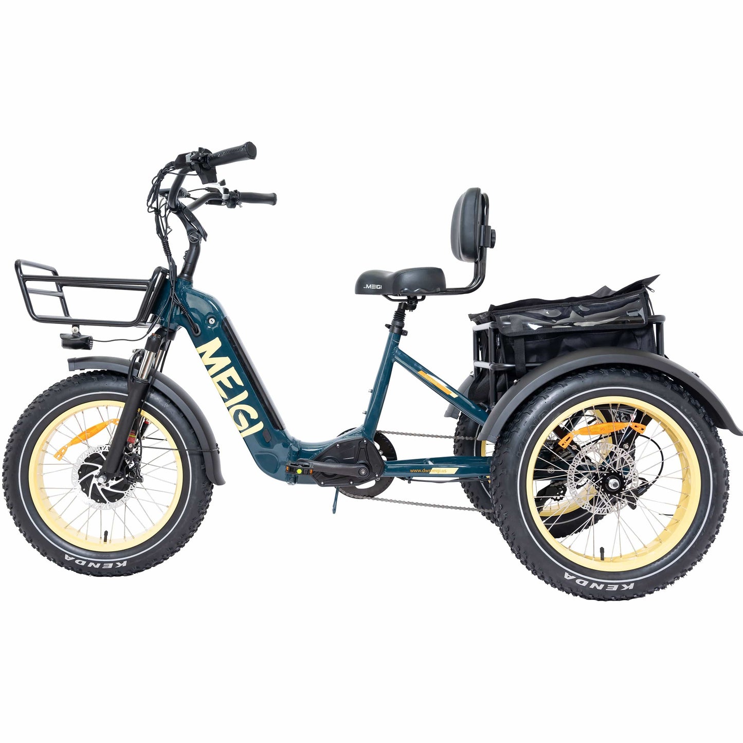 DW MEIGI MG2301- Silverado Fat Tire Electric Tricycle