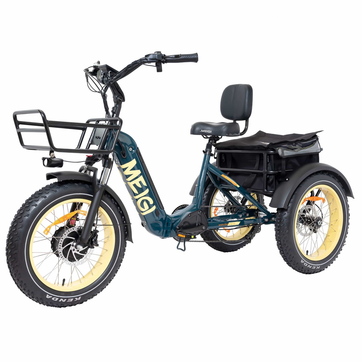 DW MEIGI MG2301- Silverado Fat Tire Electric Tricycle